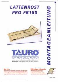 Stelaż do łóżka - regulowany  - nowy -  niemieckiej firmy Tauro.