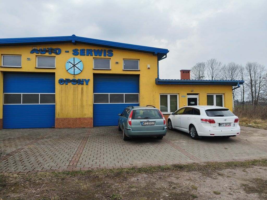 Działka zabudowana ul. Przemysłowa
