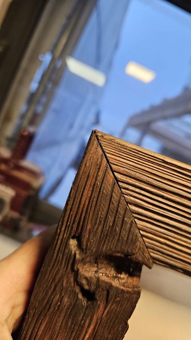 Stare deski rystykalne szczotkowane suche