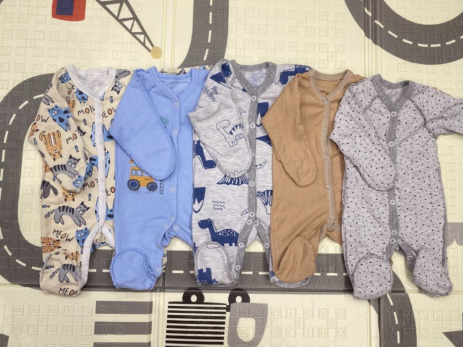 Набір у пологовий 0-3 міс, для новонароджених 56-62 розмір