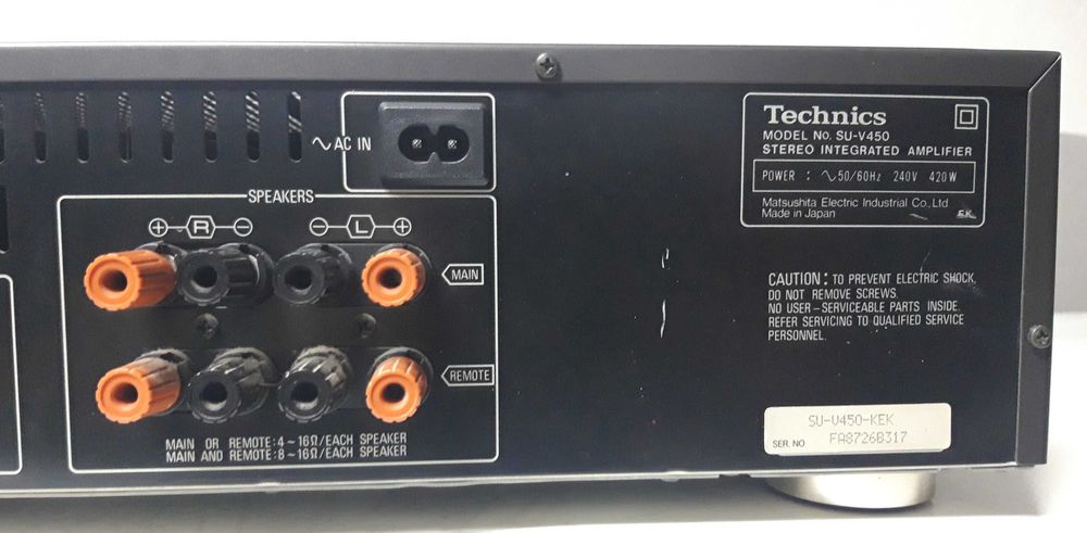 Technics SU-V450 Amplificador