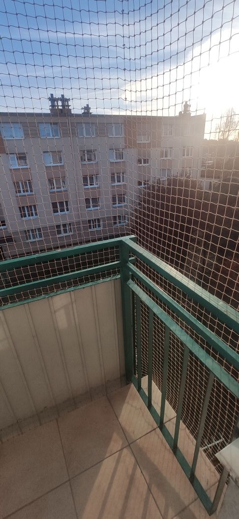 Siatka zabezpieczająca na balkon okno koty gołębie