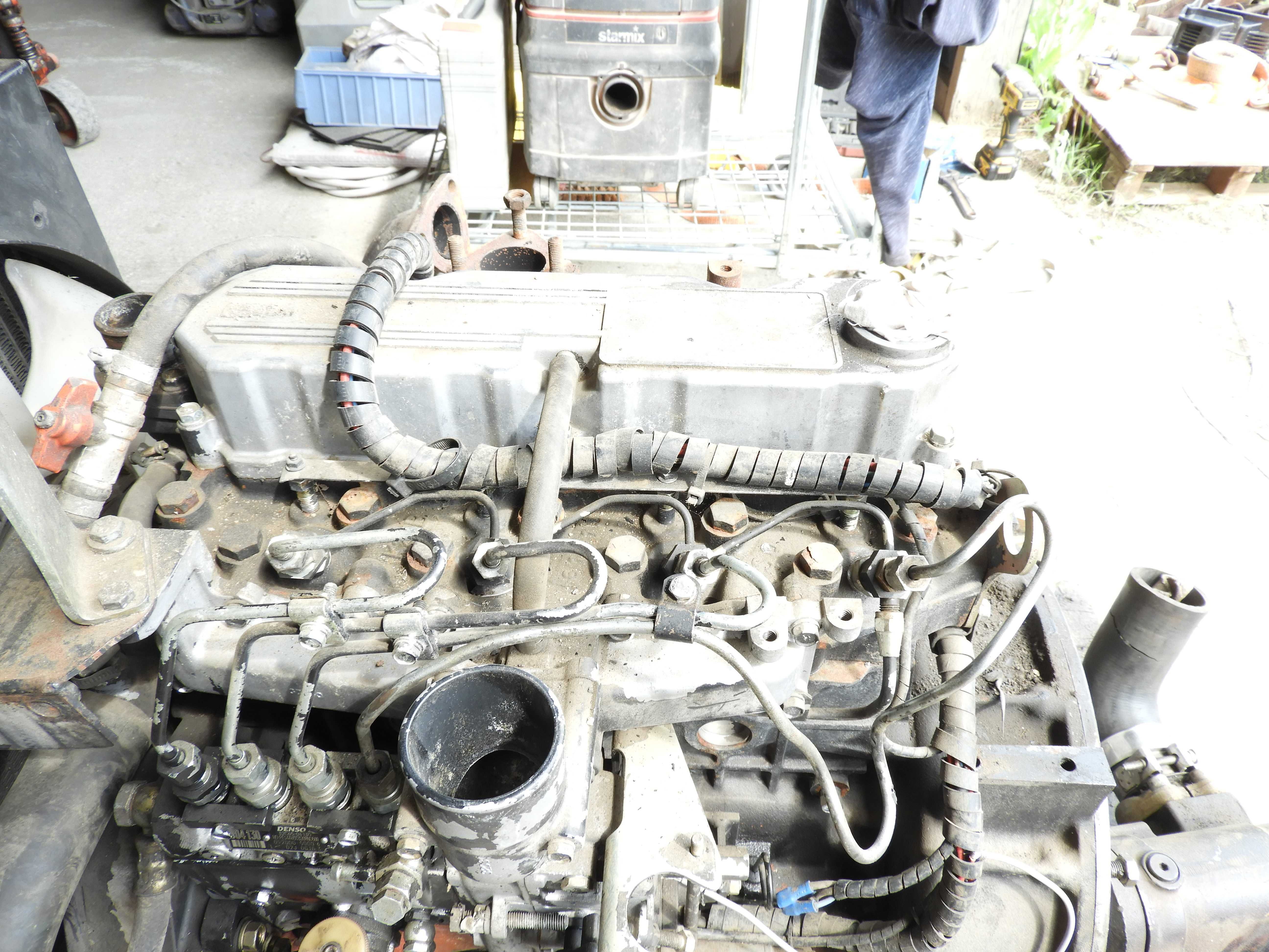 Mitsubishi S4Q silnik chłodnica pompa sprężarka wózek widłowy