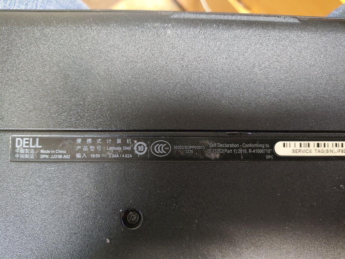 Dell latitude 3540
