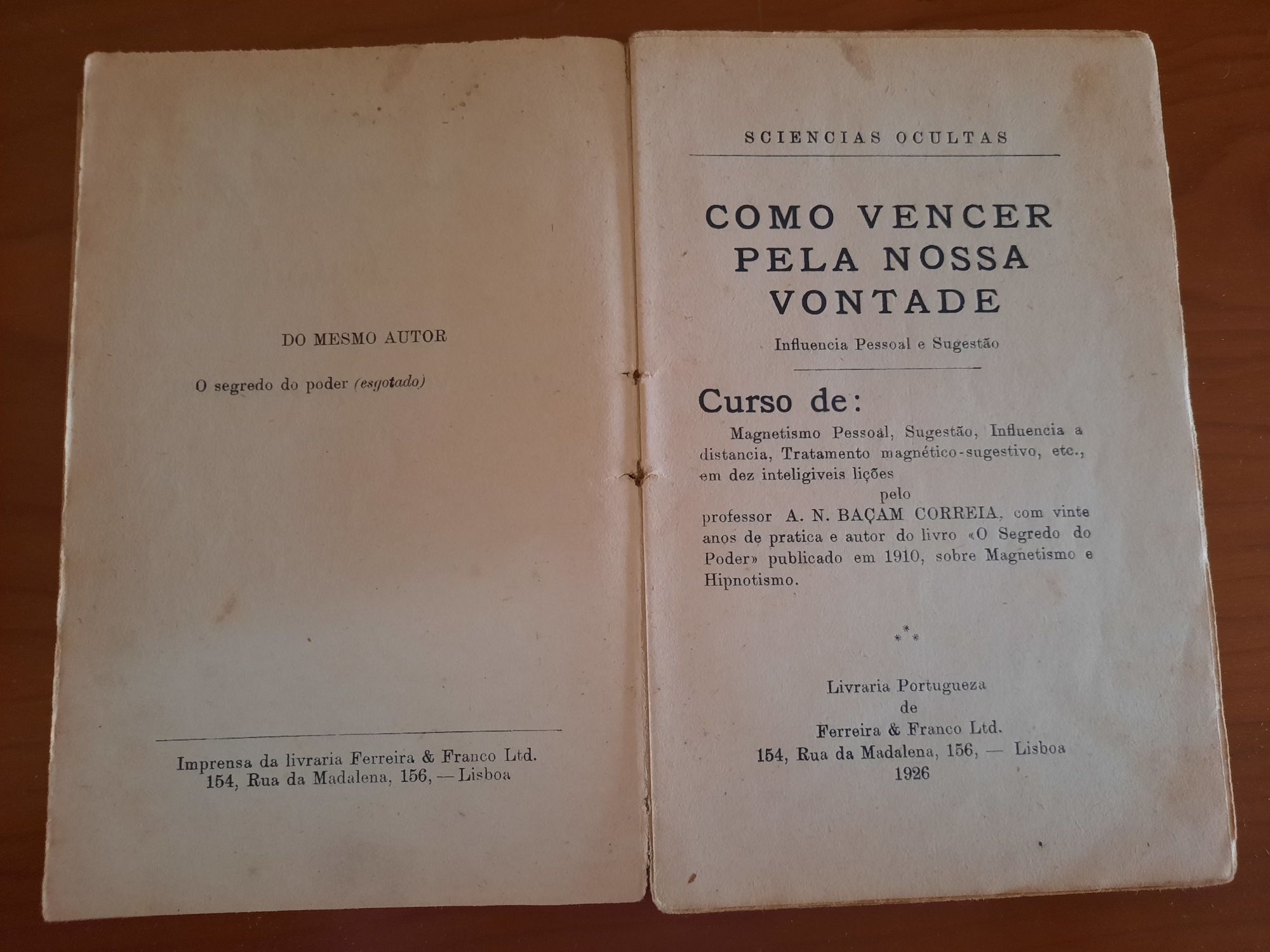 Como vencer pela nossa vontade A.N.Baçam Correia