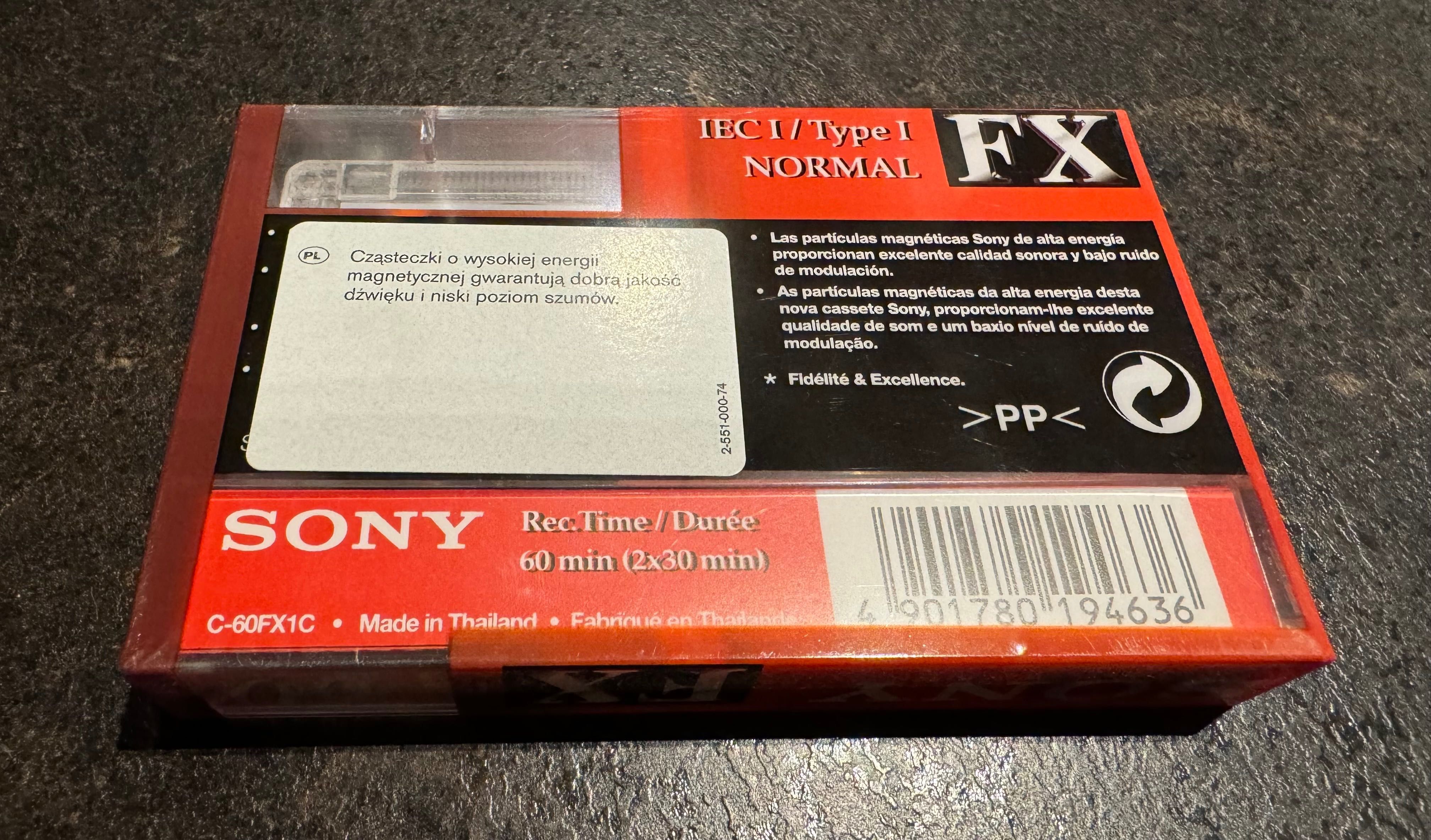 Sony C-60FX1C - kaseta magnetofonowa 60 min