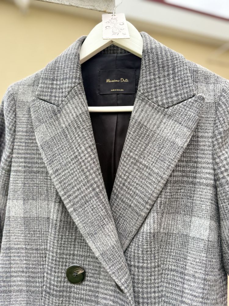 Пальто шерстяне Massimo Dutti 34р в ідеалі!