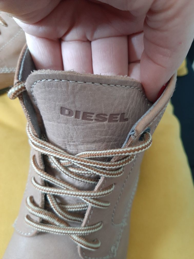 Nowe oryginalne skórzane buty Diesel Only The Brave r.41 skóra natural