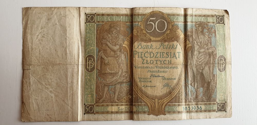 Stare banknoty polskie i niemieckie