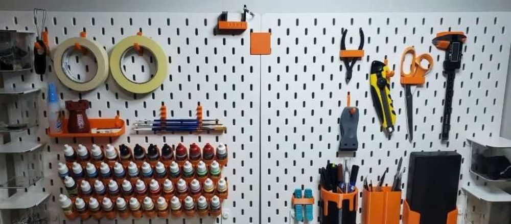 Akcesoria Uchwyty Wieszaki IKEA SKÅDIS SKADIS Tablica Perforowana 3D