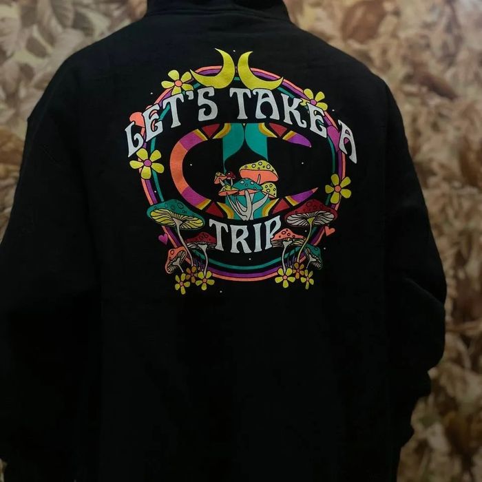 Толстовка Champion TAKE A TRIP VS HOODIE - BLACK