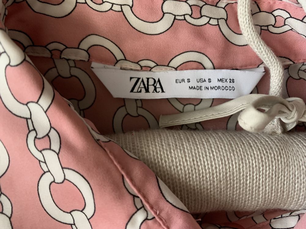 Elegancka bluzka koszulowa Zara, rozmiar S