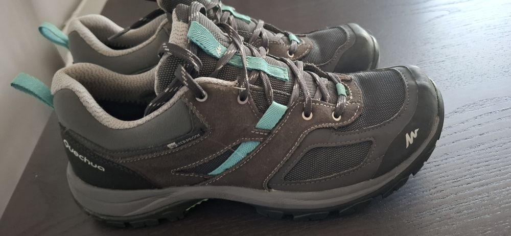 Buty turystyczne damskie niskie Quechua MH100 wodoodporne