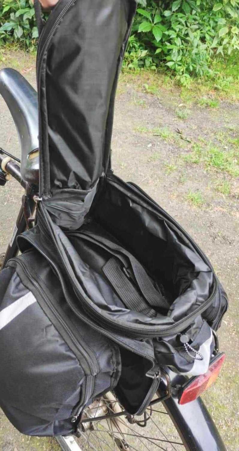 Torba rowerowa, bagażnikowa, na rower, sakwa na bagażnik, podwójna
