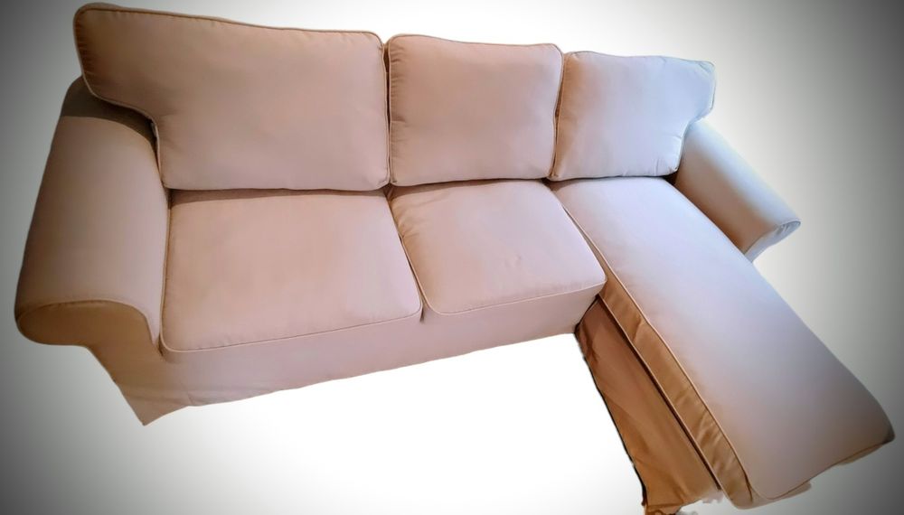 Sofa 3 osobowa z szezlongiem EKTORP