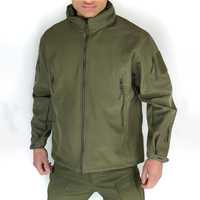 Флисовая Куртка Softshell с вентиляционными молниями Олива XL52
