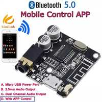Bluetooth 5,0 mp3 декодер. AUX, Usb-flash, звуковая карта. XY-ABT ,5V