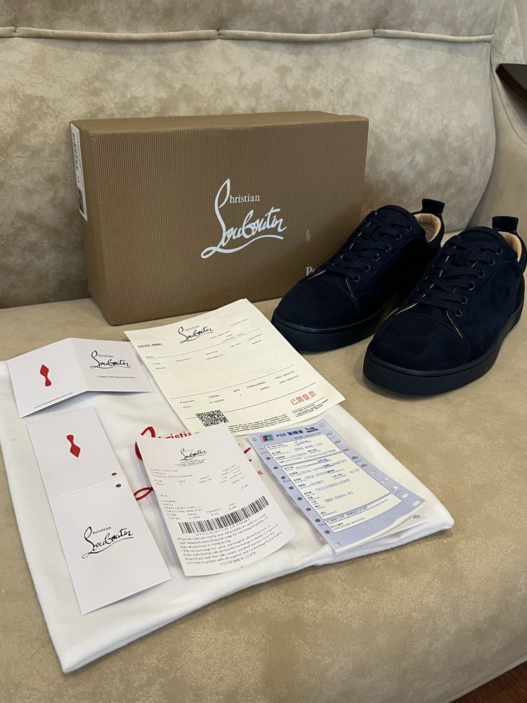 Кроссовки, кеды-Christian Louboutin, лабутени, чоловічі кеди