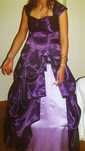 Vestido de gala roxo
