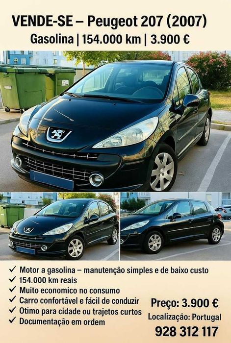 Veículo extremamente conservado