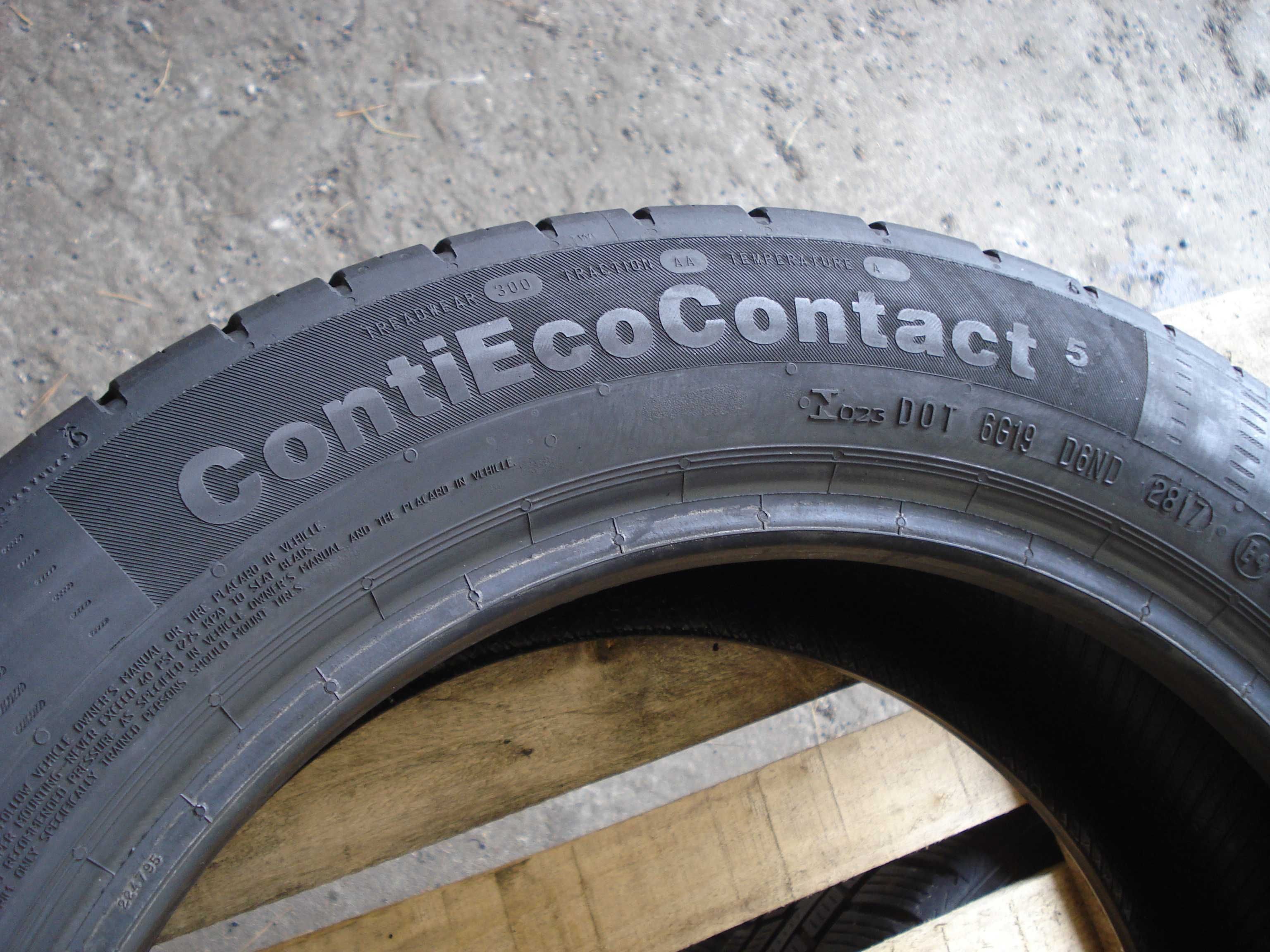 Continental Eco Contact 5   195/55 r 16  2 - sztuki letnie