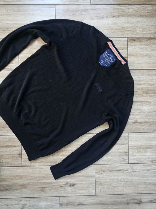 sweter SUPERDRY Japan Premium Knitwear kaszmirowy r. L jak NOWY okazja