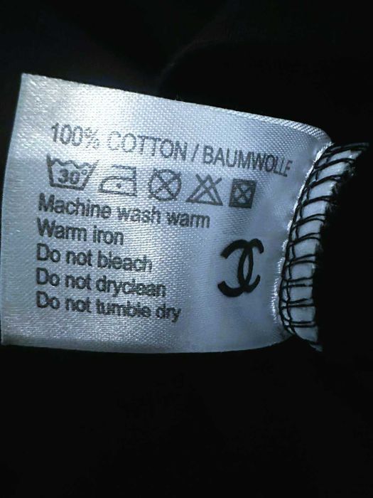 черный теплый реглан Chanel