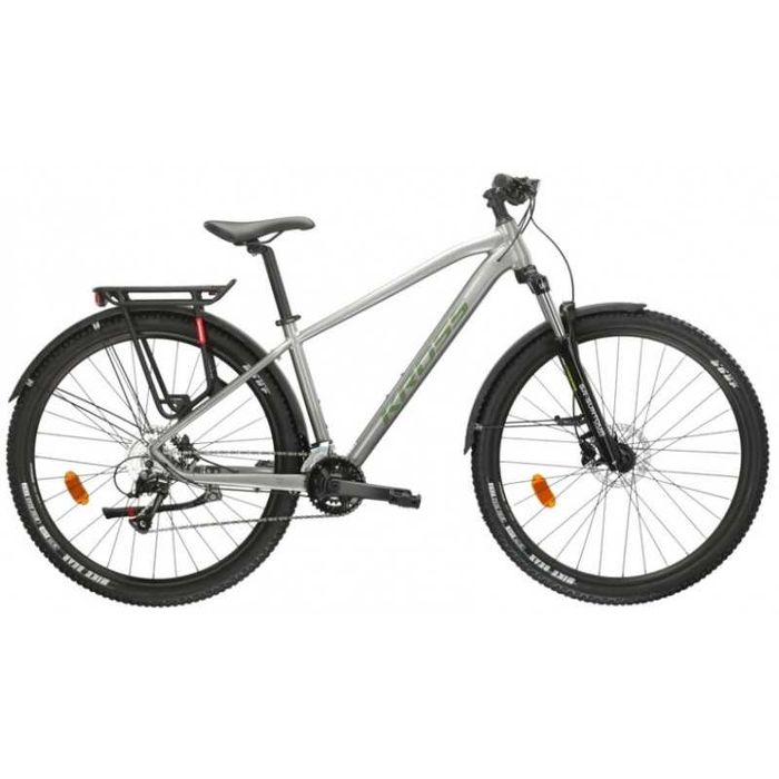 Kross Hexagon 4.0EQ 27,5" srebrno zielony S/15"