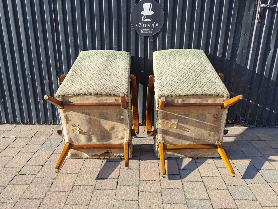 Fotel Czechosłowacja TON mod.53 proj. J. Šmídek, PRL Design, Vintage
