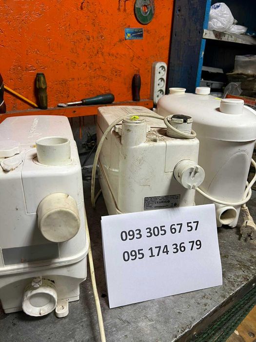 Срочный ремонт канализационных установок SFA, GRUNDFOS,WILO, SPRUT