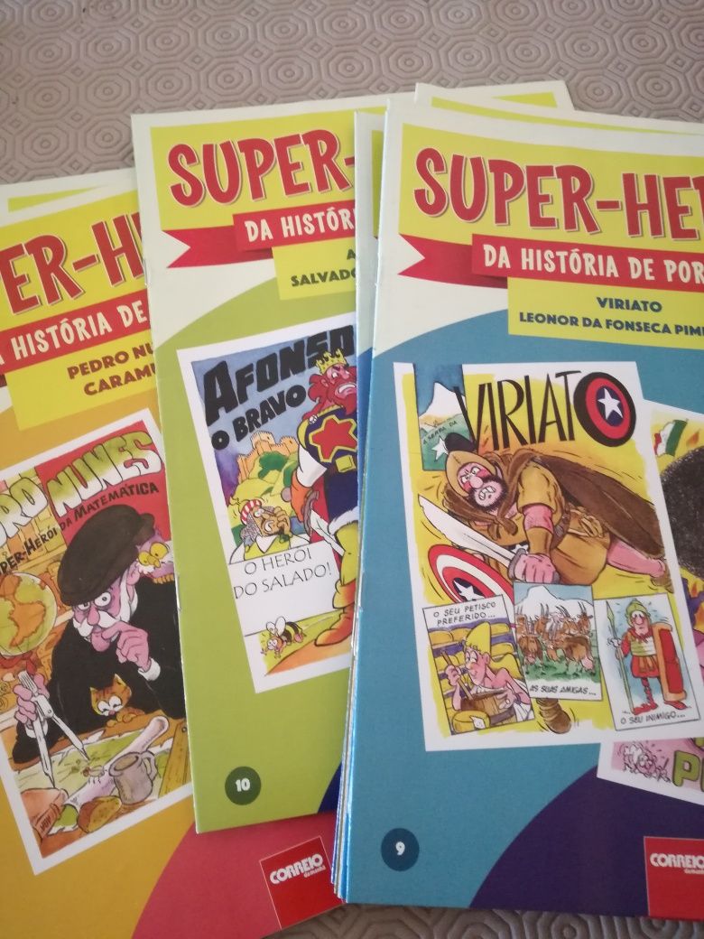 Livros super heróis da história portuguesa