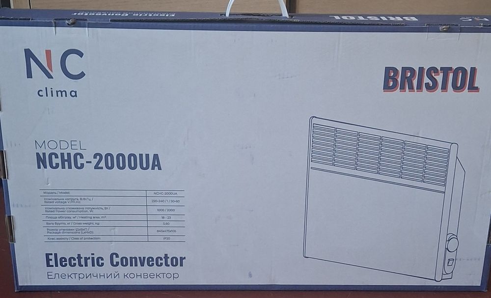 Электрический конвектор NC Clima