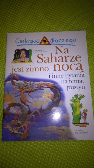 Ciekawe dlaczego na Saharze jest zimno nocą