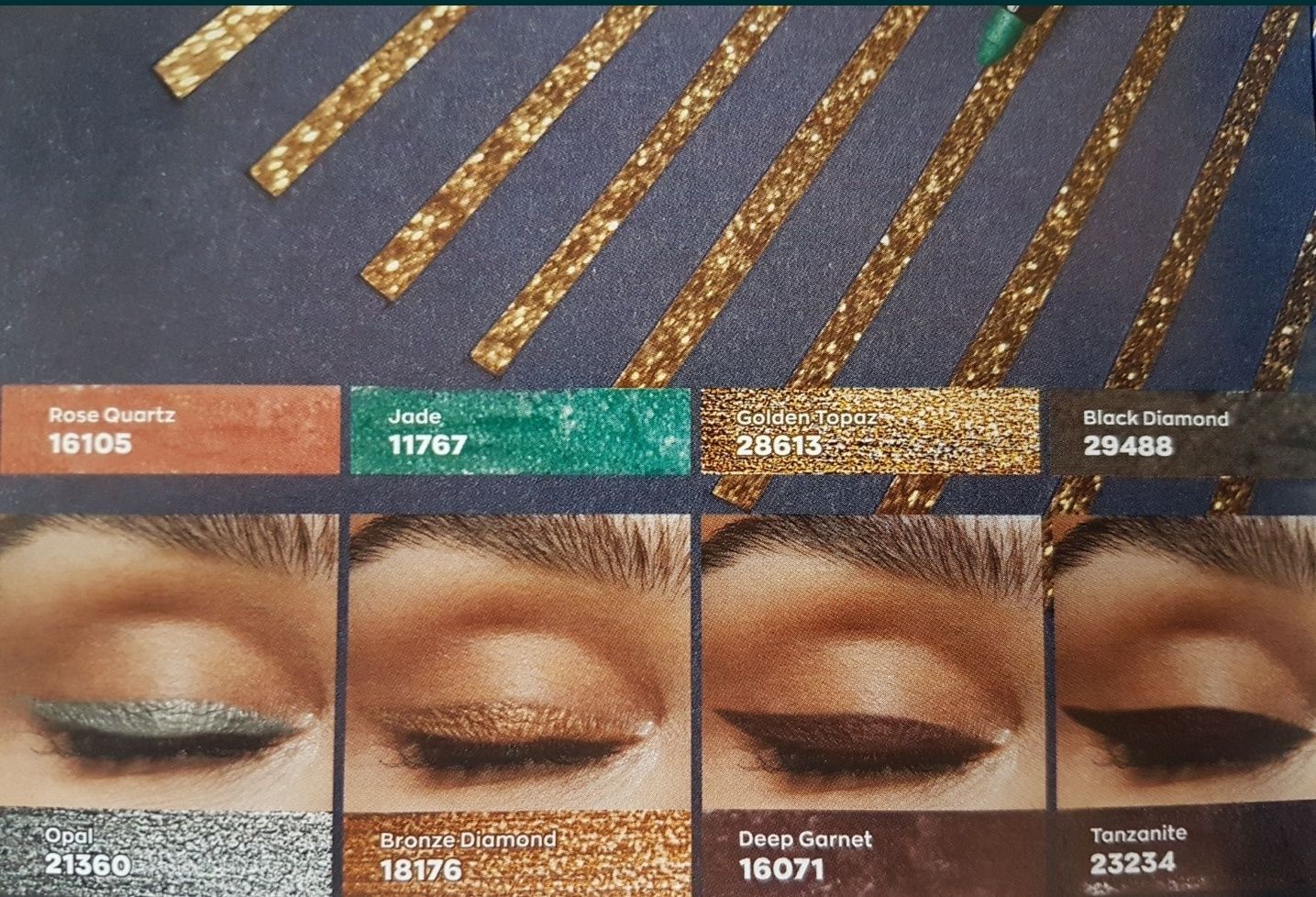 Avon lśniąca konturówka do oczu kredka Golden Topaz limitowana lśniąca