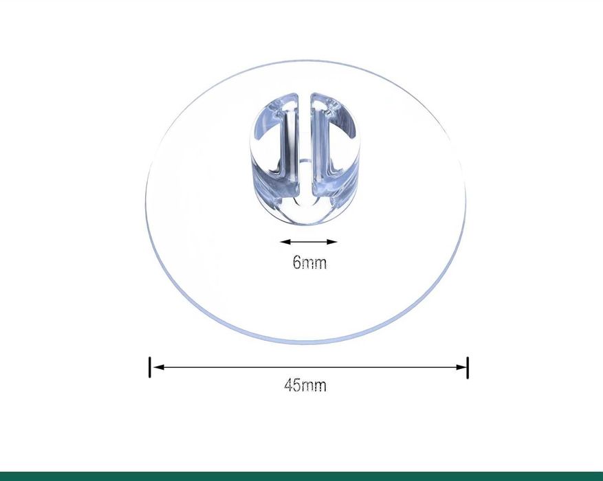 Miuezuth Przyssawki do lampek choinkowych, kwiatów girland 4,5cm 25szt