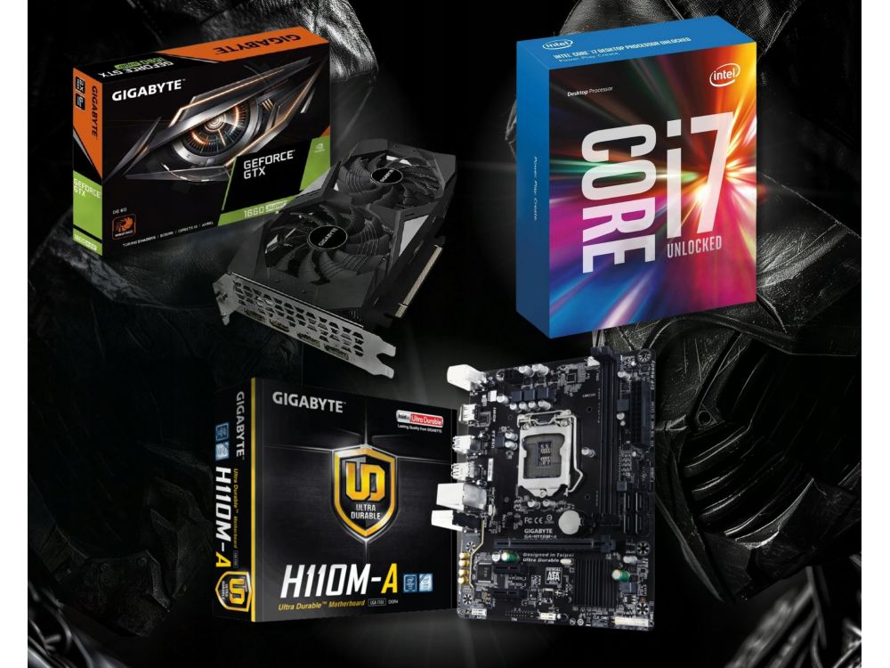 Komputer stacjonarny BSG Striker V16 i7 32GB DDR4 1TB SSD GTX1660 Win1