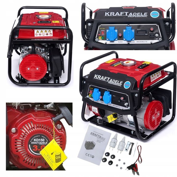 Agregat Prądotwórczy Generator Prądu 1500w 3km