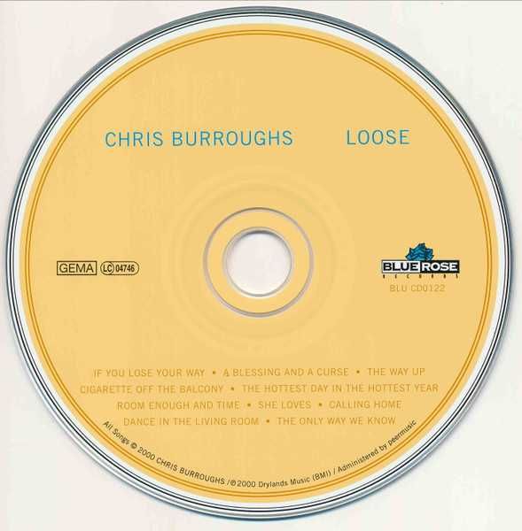 BURROUGHS CHRIS cd Loose          singer alt country super