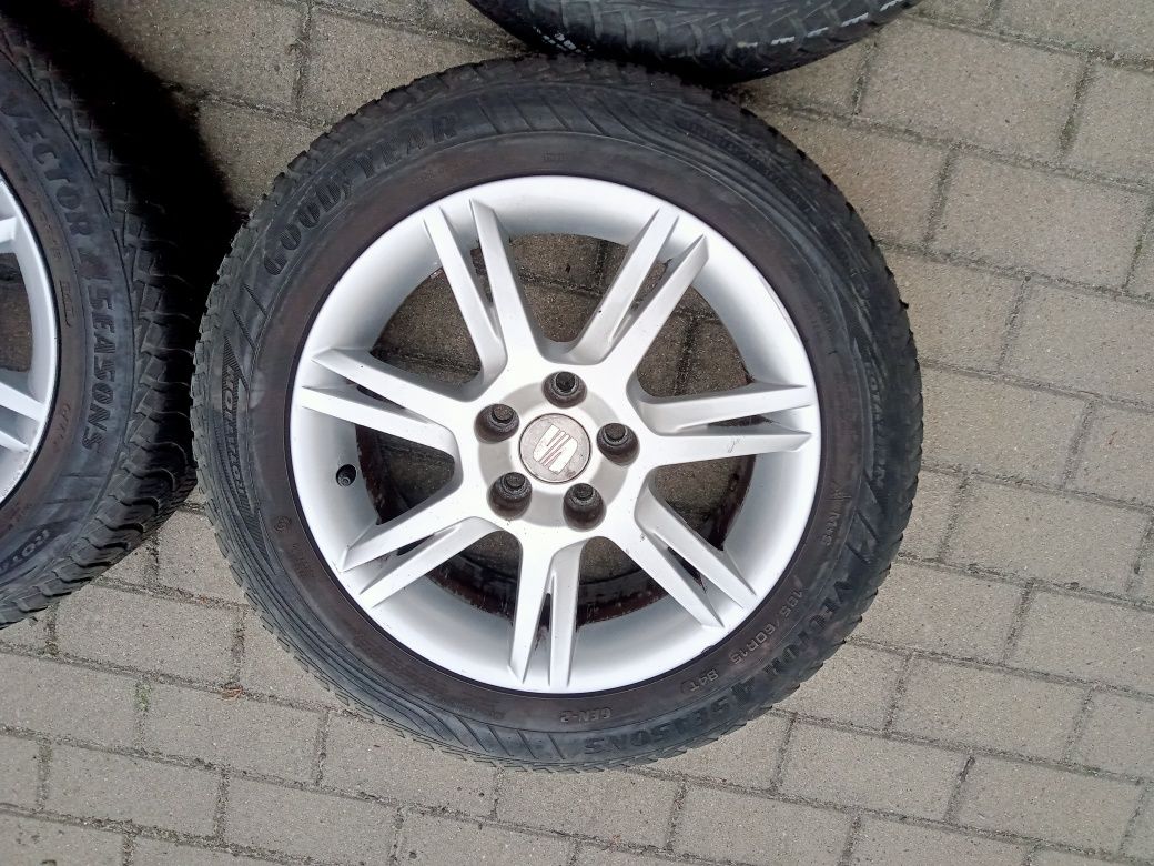 Koła zimowe 185/60/15 5x100 et 38 Seat Skoda VW Audi