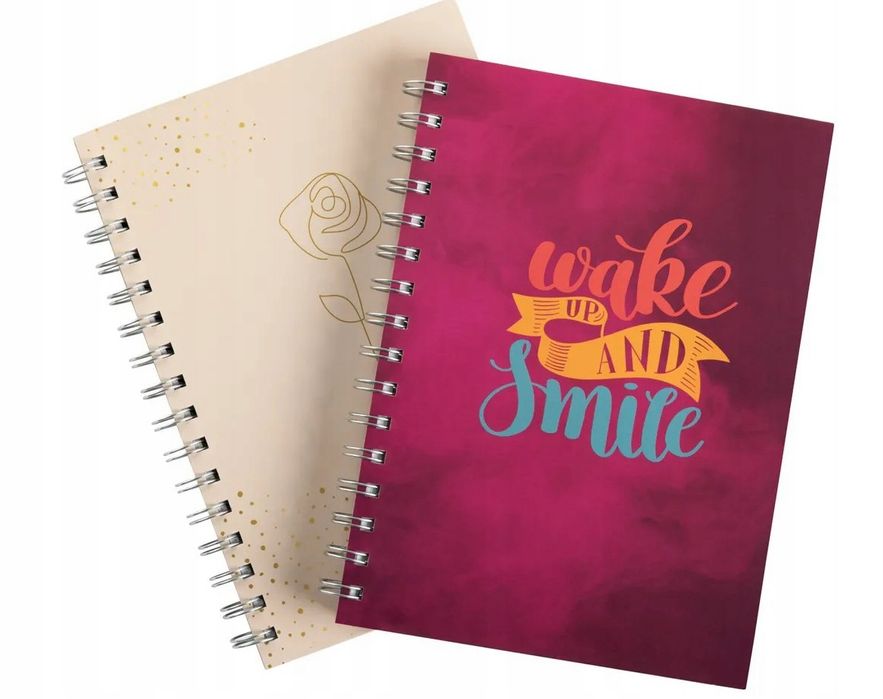 Notatniki Spiralne Crelando, 100 Arkuszy Format A5, 2 Sztuki