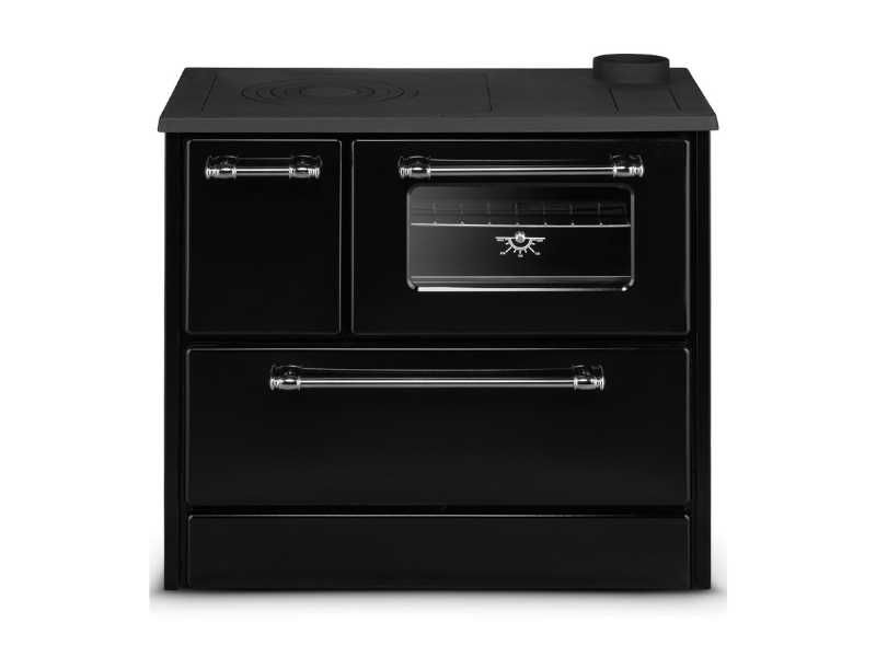 Kuchnia na drewno koza OMEGA 701T kolor czarny z płaszczem wodnym 16kW