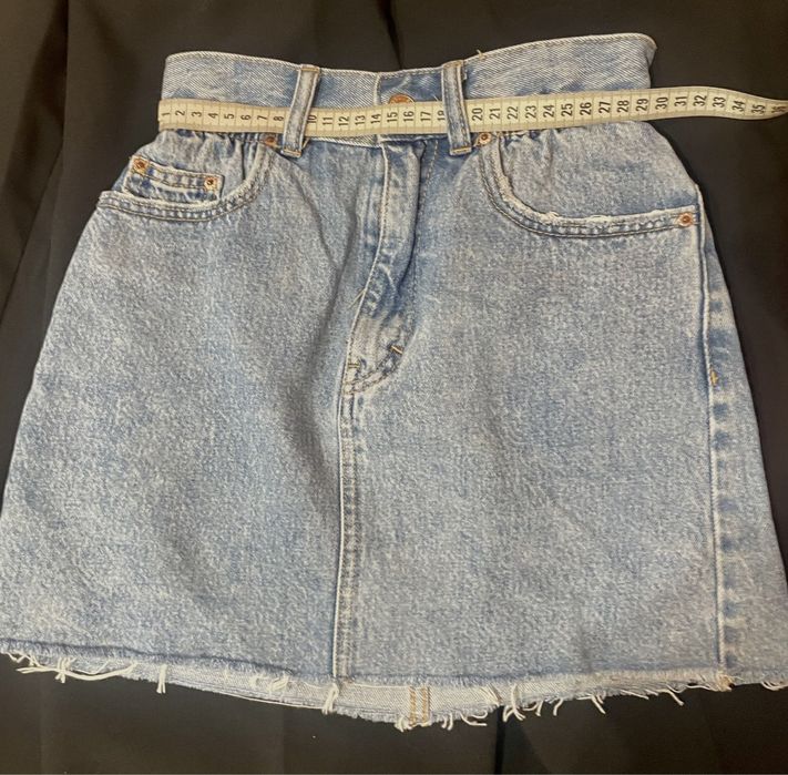 Джинсова спідниця міні xs