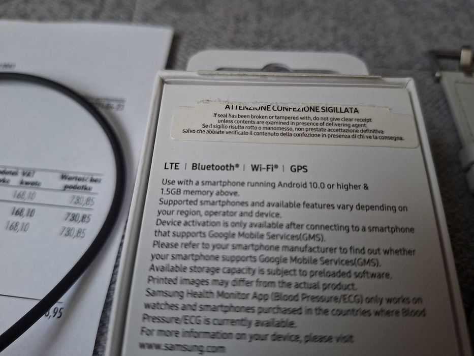 Praktycznie nowy Samsung Galaxy watch 6 Classic 47mm wersja z LTE.