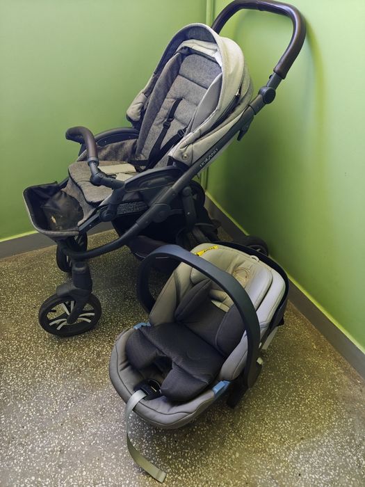 Wózek dwuczęściowy bebetto Holland + fotelik cybex