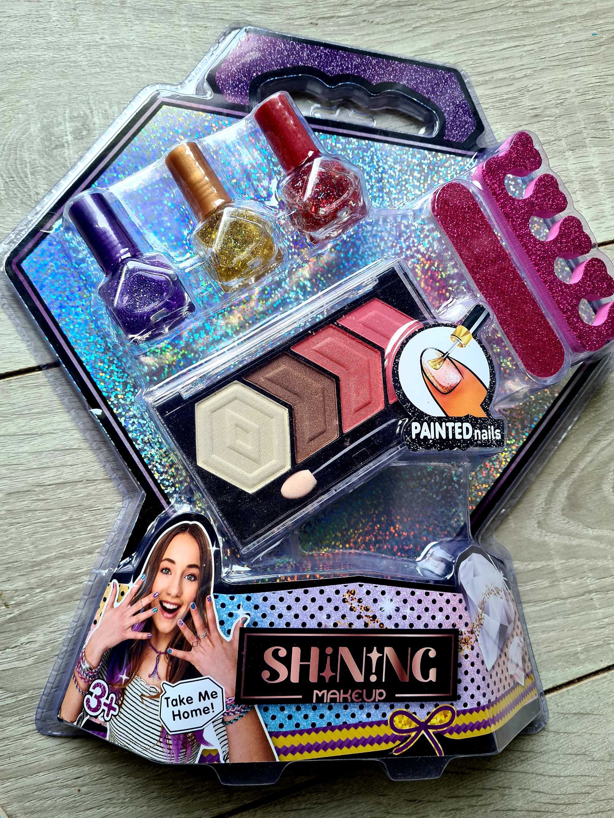 Zestaw make-up + lakiery do malowania paznokci nowe zabawka dla dzieci