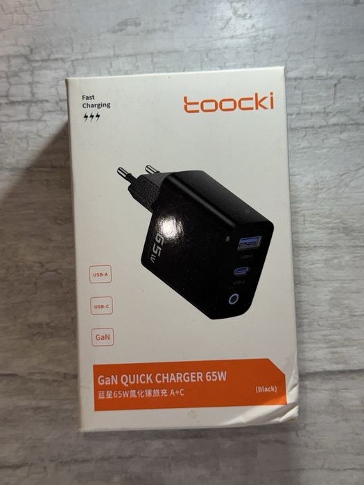 Зарядка зарядний пристрій Toocki 65W GaN USB Charger