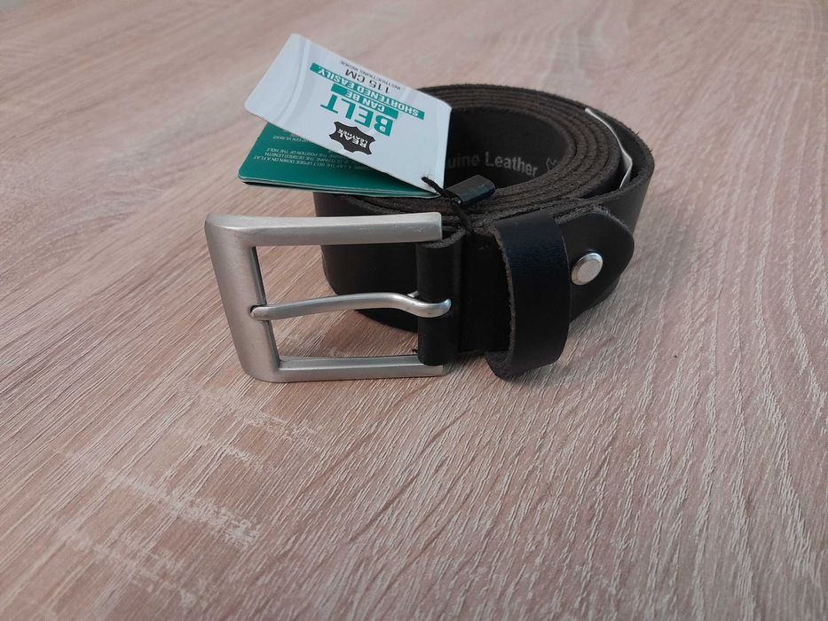 Nowy pasek_Skóra naturalna_czarny 115, wąski, kl srebrna_regul.