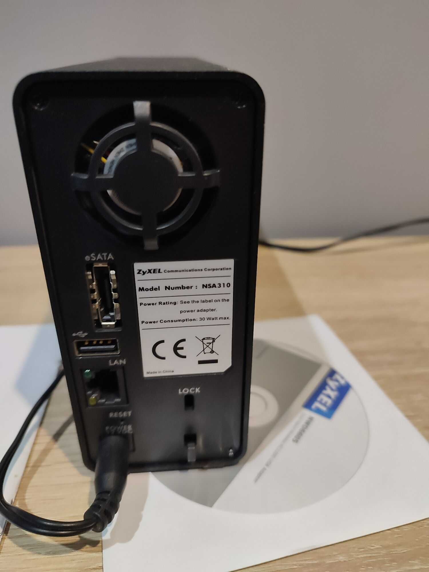 Obudowa dysku sieciowego Zyxel NSA310  z dyskiem 500GB