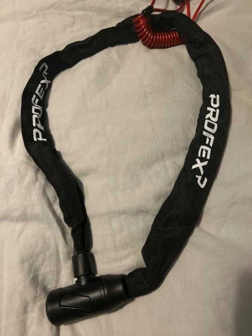 NOWA Zapinka Łańcuch Ochronny na Rower Motor 90 cm Zapięcie
