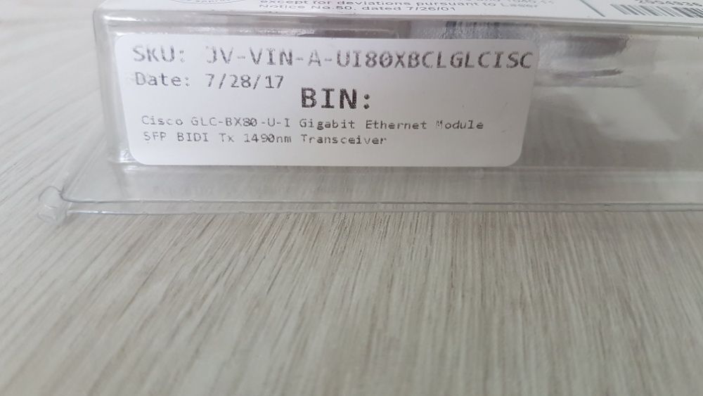 Оптический модуль Cisco GLC-BX80-U-I